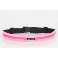 Pink Double Pockets Running and Fitness Expandable Weather Resistant Waist Pack Belt